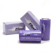 Efest Purple 700mAh IMR 18350 Flat Top Battery